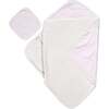 Hooded Towel Set, Lavender Wave - Bath Towels - 1 - thumbnail