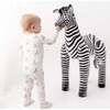 Zippered Footie, Zebra - Footie Pajamas - 5