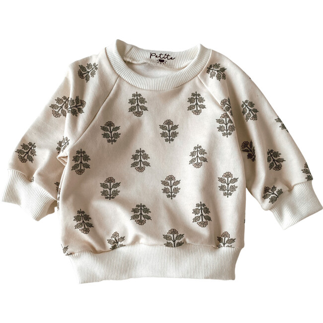 French Terry Sweatshirt, Florals