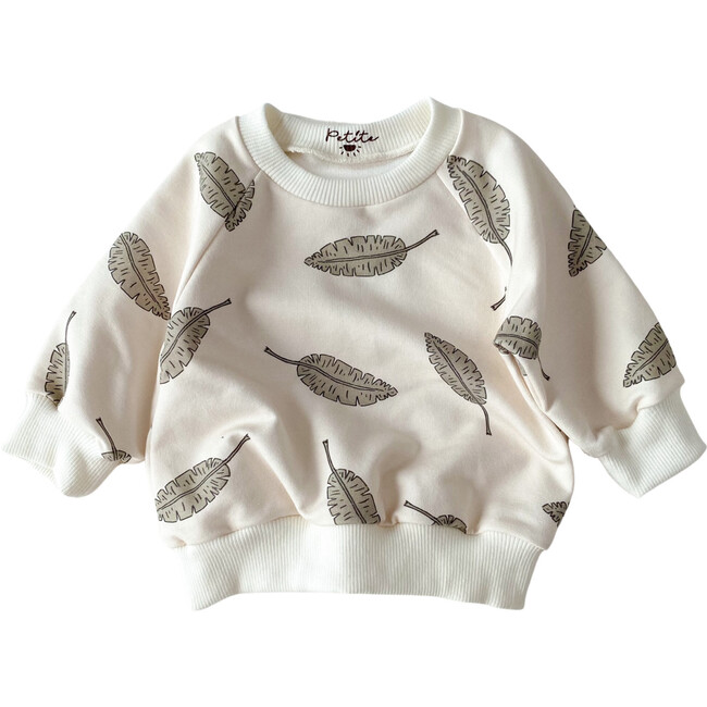 French Terry Sweatshirt, Leaves
