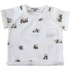 Cotton T-Shirt, Panda - T-Shirts - 1 - thumbnail