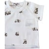 Cotton T-Shirt, Panda - T-Shirts - 2