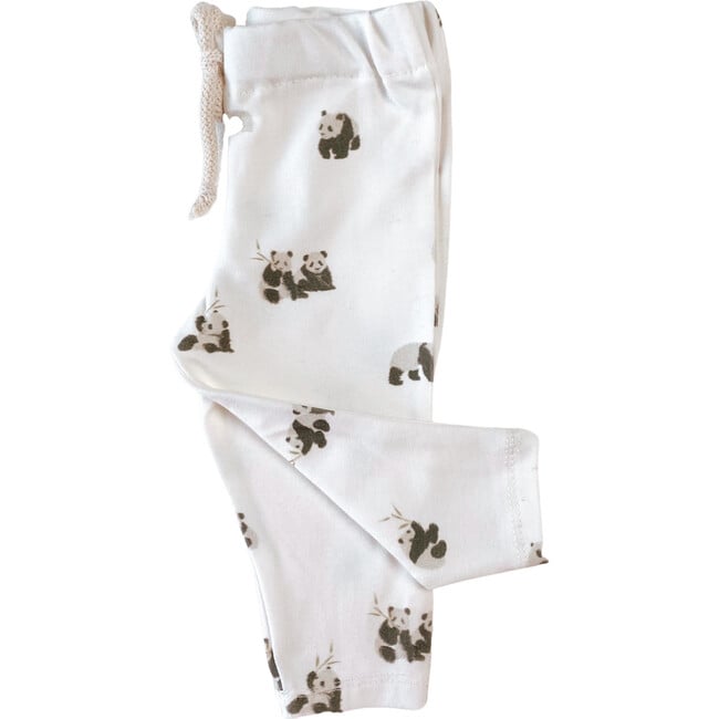 Cotton Baby Leggings, Panda - Leggings - 2