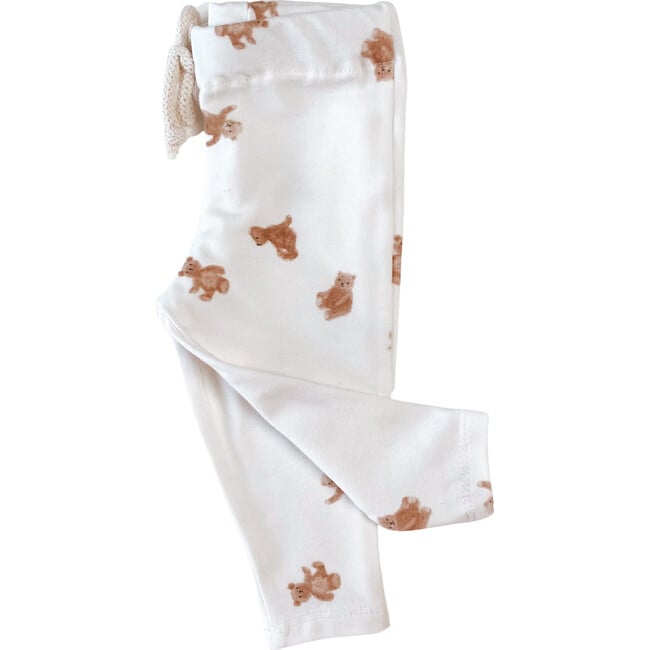 Cotton Baby Leggings, Teddy Bear - Leggings - 2