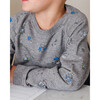 The Organic Pullover & Sweatpant Set, Heather Grey Neon Robots - Mixed Apparel Set - 3
