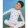 The Organic Long Sleeve Pajama Set, Dino Dig - Pajamas - 2