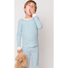 The Organic Long Sleeve Pajama Set, Conifer Stripe - Pajamas - 2