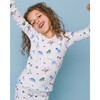 The Organic Long Sleeve Pajama Set, Dino Dig - Pajamas - 3