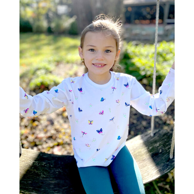 The Organic Long Sleeve Easy Tee, Neon Critters - T-Shirts - 2