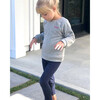 Organic Solid Legging, Navy - Leggings - 2