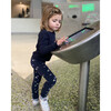 The Organic Legging, Navy Neon Rainbows - Leggings - 2