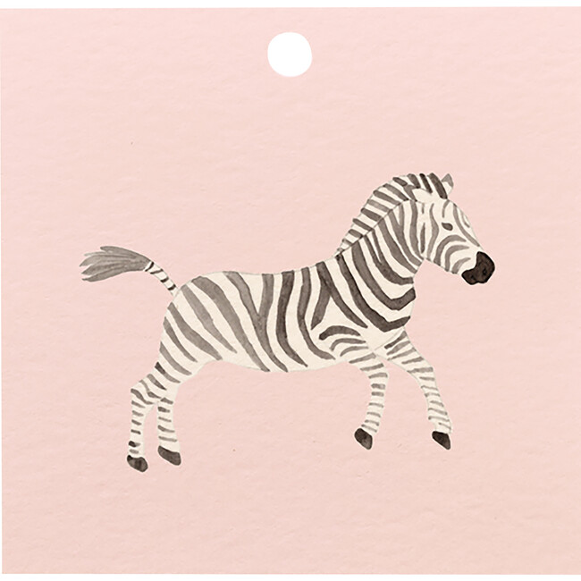 Pink Zebra Gift Tag Set