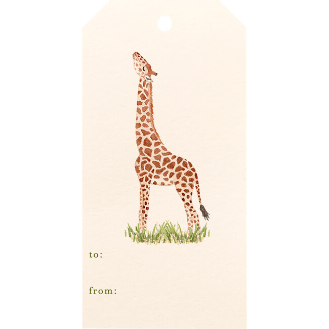 Safari Giraffe Gift Tag Set