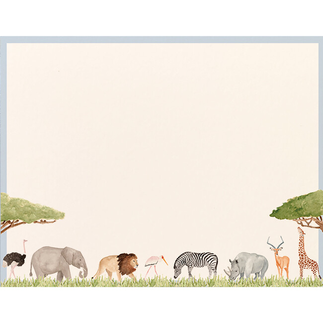 Safari Animals Notecard Set
