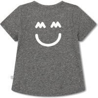 MM Happy Tee, Heather Grey - T-Shirts - 2