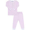 Polka Dots Pajamas, Pink - Pajamas - 1 - thumbnail