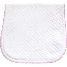 Basket Weave Baby Burp Cloth,Pink