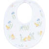 Chicks Print Baby Bib,Yellow - Bibs - 1 - thumbnail
