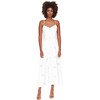 Women's Borneo Slip Dress, White Sedona Jamdani - Dresses - 1 - thumbnail