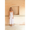 Women's Borneo Slip Dress, White Sedona Jamdani - Dresses - 2