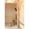 Women's Sonoma Short Dress, Olive Bloom - Dresses - 2