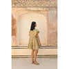 Women's Sonoma Short Dress, Olive Bloom - Dresses - 4