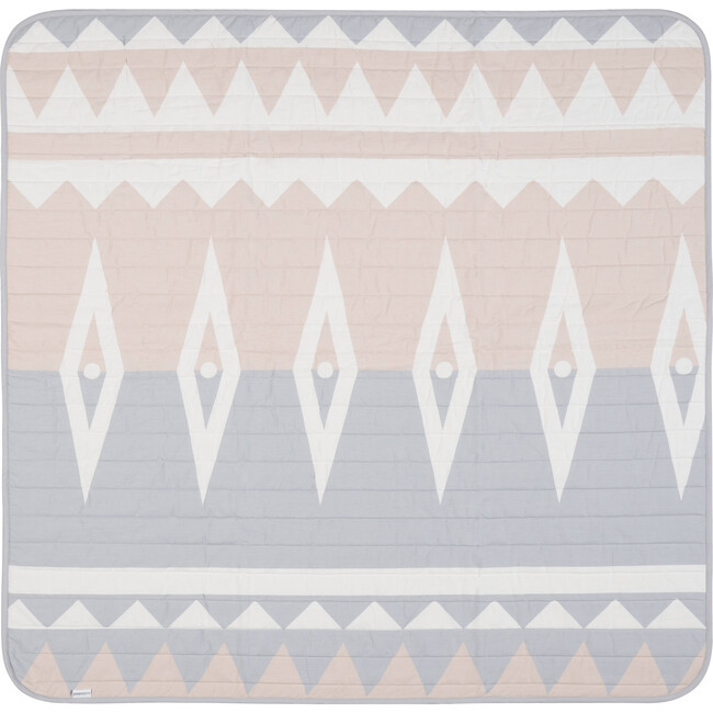 Pretty Practical Indoor And Outdoor Water-Resistant Playmats, Blush