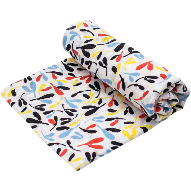 XL Sycamore Print Muslin Multi-Purpose Square Blanket, Multicolors