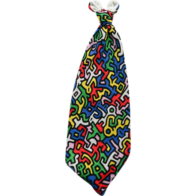 Etta Loves X Keith Haring 'Brazil' Double Lay Knotted Muslin Lovey, Multicolors