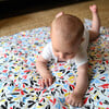 Plant Print Reversible Round Playmat, Multicolors - Playmats - 2