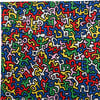 Etta Loves X Keith Haring 'Brazil' Double Lay Knotted Muslin Lovey, Multicolors - Other Accessories - 3