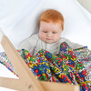 Etta Loves X Keith Haring XL 'Brazil' Print Muslin Multi-Purpose Square Blanket, Multicolors - Swaddles - 3