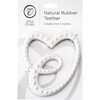 Sensory Flexible Rubber Teether, White - Teethers - 4