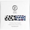 Animal Print Muslin Burp Cloths, Blue, Pink And Black (Pack Of 2) - Burp Cloths - 4