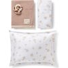 Jardin Crib Set, Pink - Crib Sheets - 1 - thumbnail
