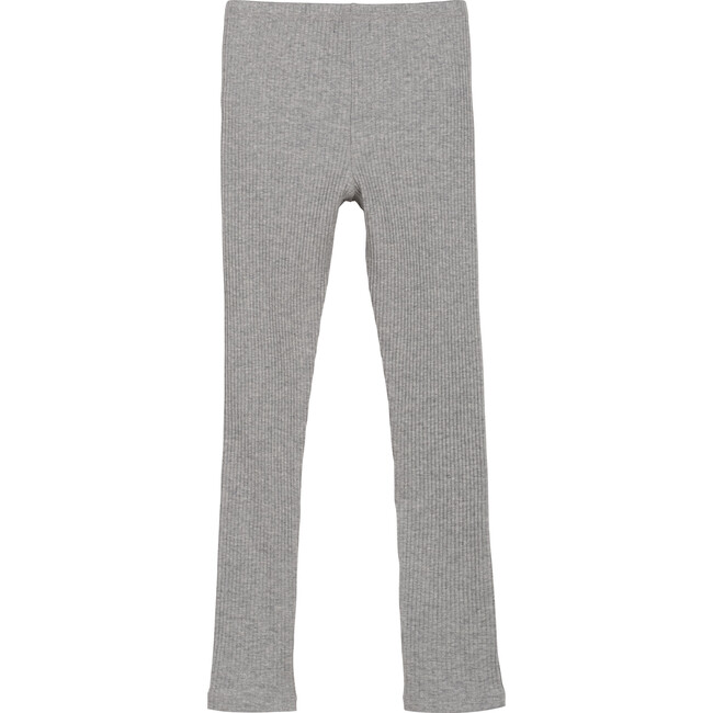 Reese Ribbed Legging, Charcoal Grey - Leggings - 2