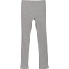 Reese Ribbed Legging, Charcoal Grey - Leggings - 2