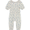 Toile Print Coverall, Off-White - Onesies - 1 - thumbnail