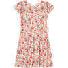 Floral Modal Dress, Red - Dresses - 1 - thumbnail