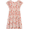 Floral Modal Dress, Red - Dresses - 2