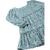 Mosaic Print Dress, Blue - Dresses - 3