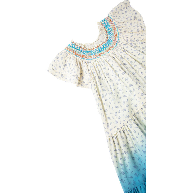 Dip Dye Ditsy Dress, Multi - Dresses - 3