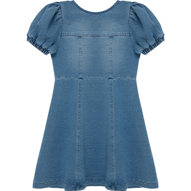 Fit & Flare Dress, Denim - Dresses - 2