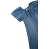 Bubble Sleeve Dress, Denim - Dresses - 3