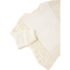 Crochet Tracksuit Set, Off White - Mixed Apparel Set - 3
