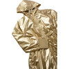 Metallic Nylon Jacket, Gold - Jackets - 3
