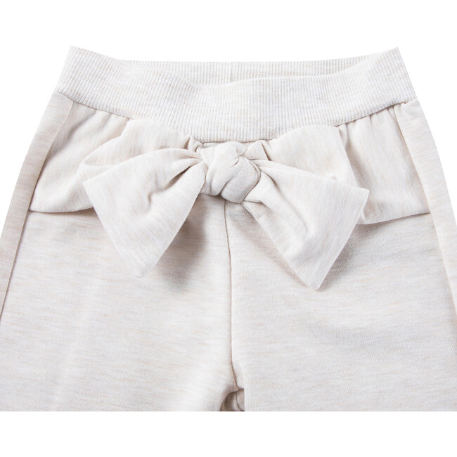 Bow Front Tracksuit Set, Off White - Mixed Apparel Set - 4
