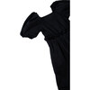Paperbag Jumpsuit, Black - Rompers - 3