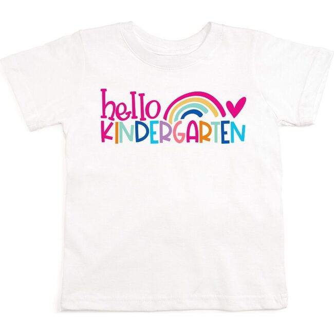 Hello Kindergarten Short Sleeve T-Shirt, White