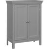 Stratford Contemporary Wooden Floor Storage Cabinet with Two Doors, Gray - Cabinets - 1 - thumbnail